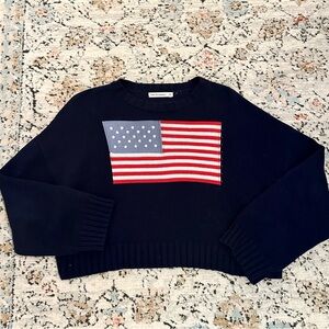 Moon & Madison American Flag Sweater | XS
